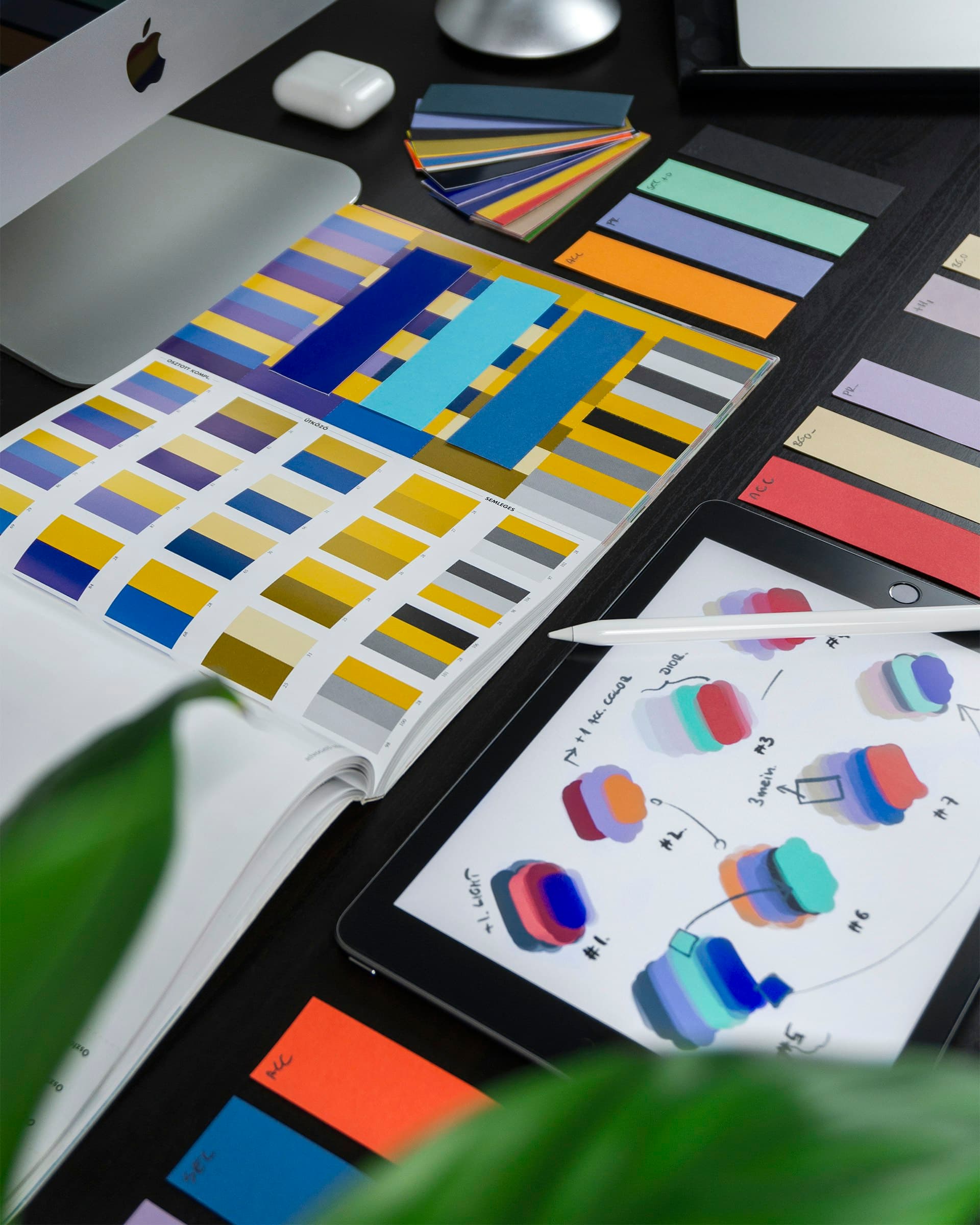 Designer preparing campaign creatives